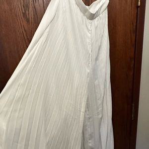 Womens pleated culottes plus size